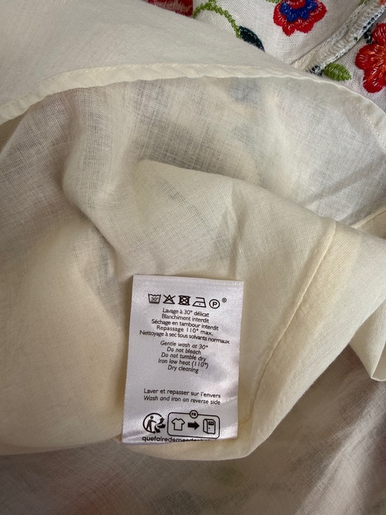 Sezane Editions Alizia Floral Long Sleeve Dress Size 46 = US XXXL or 14 - Picture 10 of 13